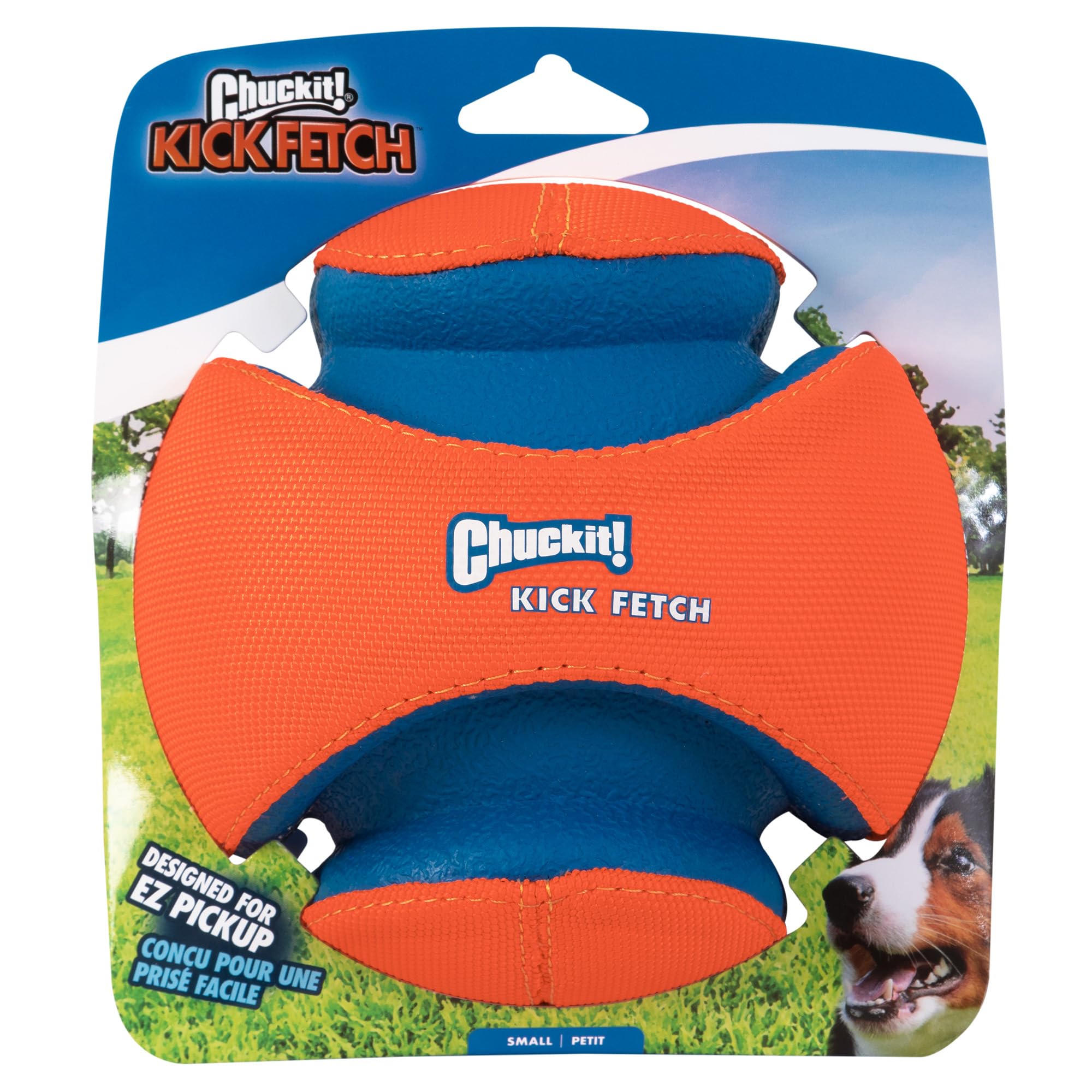 Chuckit! Kick Fetch Ball Dog Toy, Small (6 Inch), Small, Regular, Ball