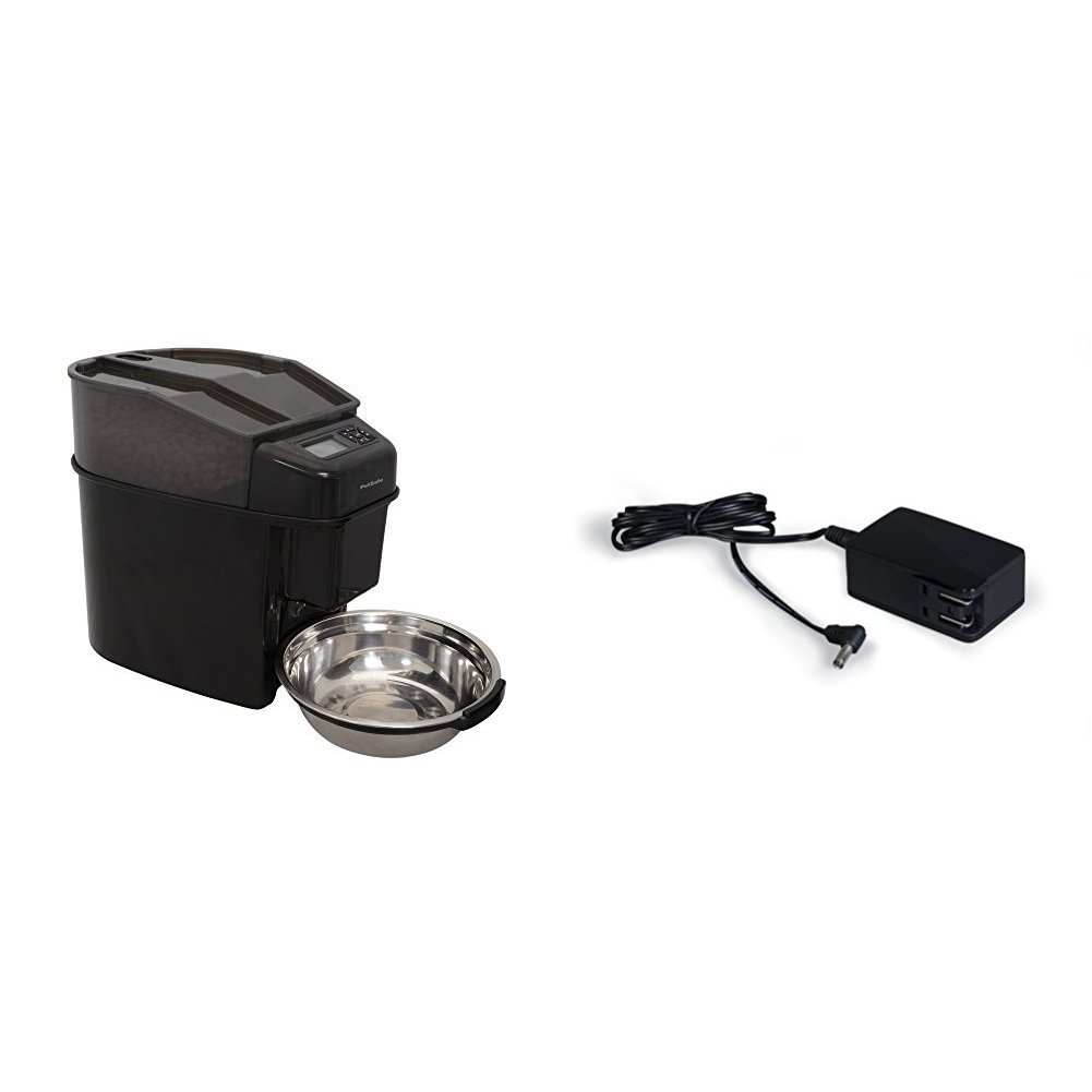 PetSafe Healthy Pet Simply Feed Automatic Pet Feeder with Power Adapter, Simply Feed with Adaptor