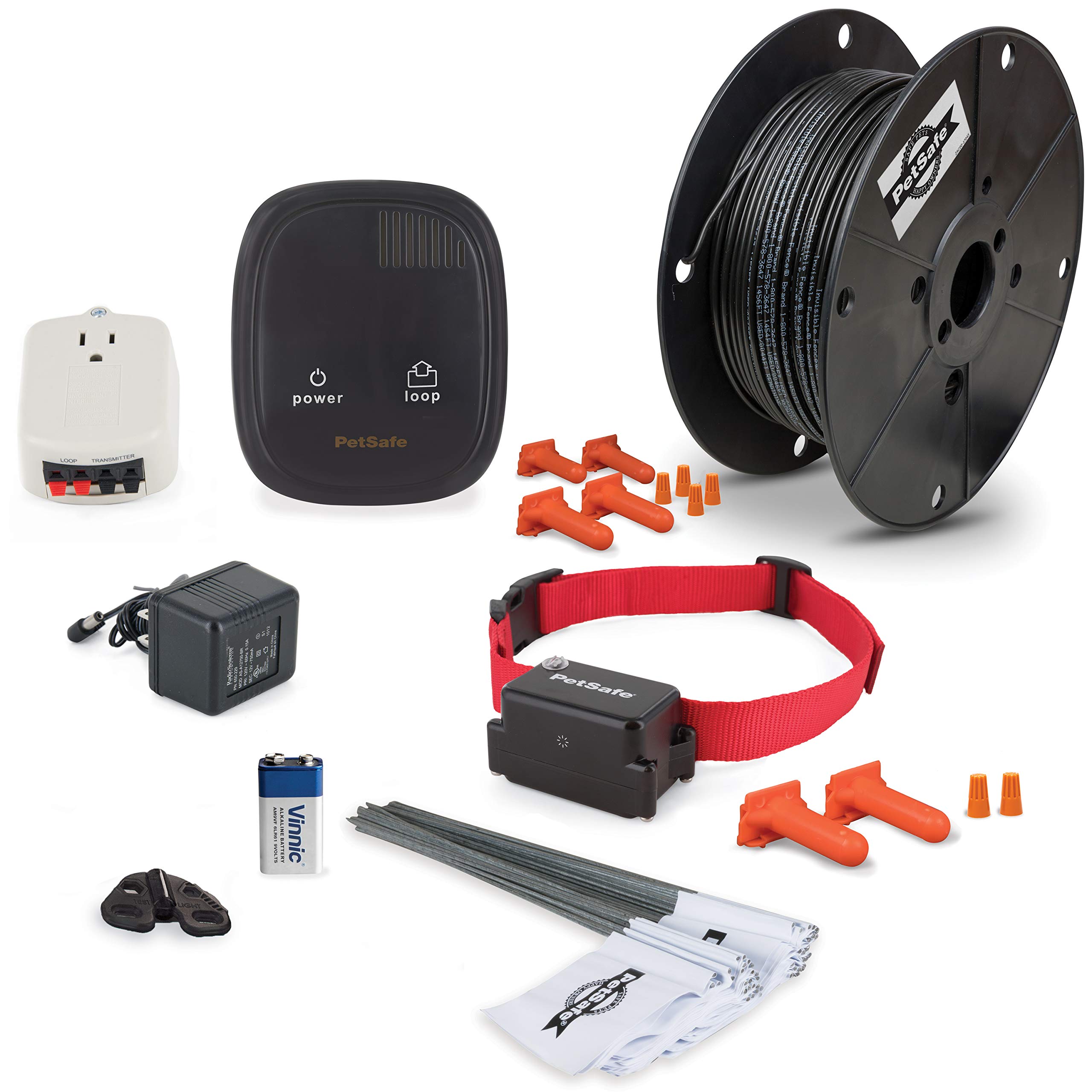 PetSafe Stubborn Dog In-Ground Fence - Strong Containment for Pets - Heavy Duty 16 Gauge Wire - Customizable Yard Boundary System - Waterproof Receiver Collar - Secure Training Solution