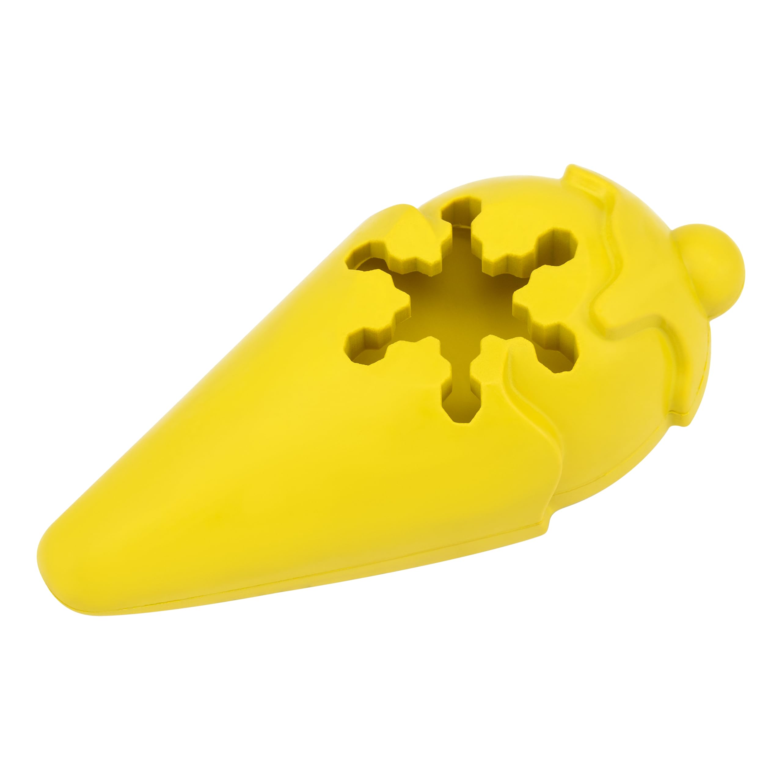 PetSafe Frosty Cone Dog Toys – Fill and Freeze Treat Holding Chew Toy – BPA Free Rubber – French Vanilla Scented – Interactive Pet Puzzle for Boredom or Separation Anxiety, Frosty Cone, Small