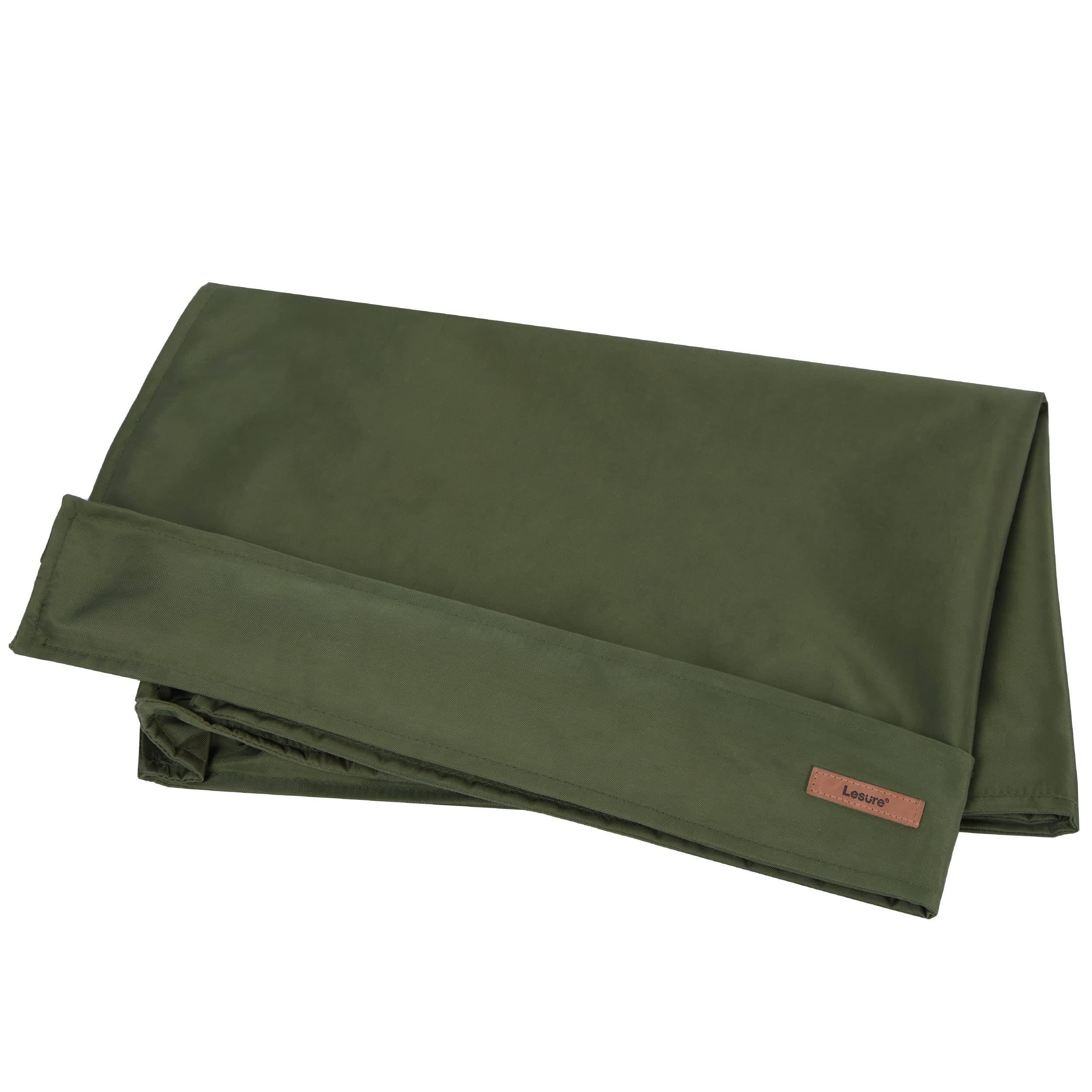 LE SURE Waterproof Dog Bed Cover Replacement Washable - Large Size for Pet Mat 36x27x3 Inches, Green
