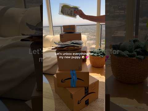 *ASMR* PUPPY PRODUCTS UNBOXING! #asmr #unboxing #puppy #newpuppy #dogmom #dog #amazonstorefront
